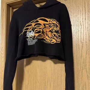 Darc Sport SHE CROP Hoodie Wolves Size medium